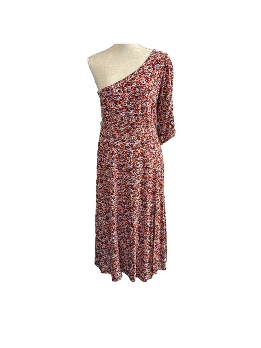 American Eagle Outfitters Women's Floral One Shoulder Dress.  Size Large